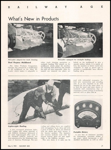 1954 athey products - 1954, chicago